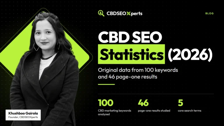 CBD SEO Statistics (2026): Original Data From 100 Keywords and 46 Page-One Results