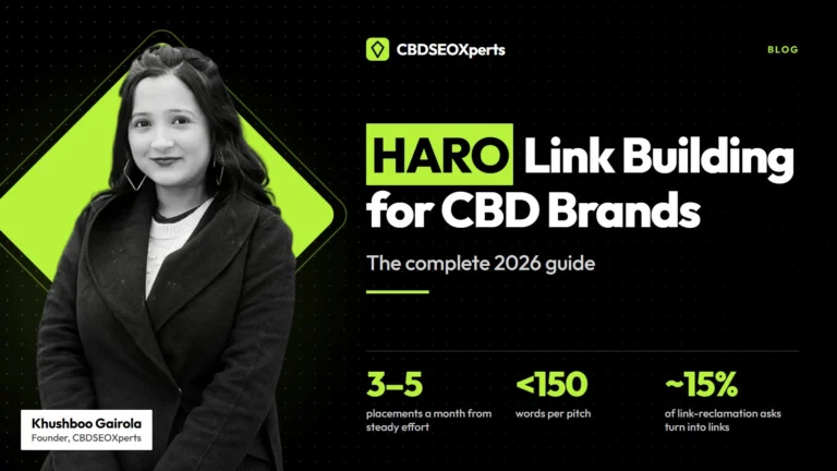 HARO Link Building for CBD Brands: The Complete 2026 Guide